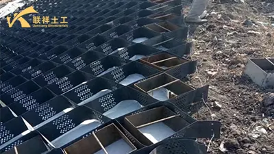 Analysis of the construction steps of geocell slope protection project