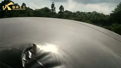 The important role of geomembrane in the operation of biogas tanks