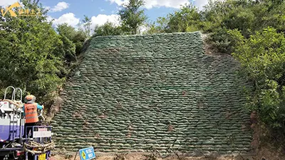Standard steps for the construction of geotextile bag slope protection projects, detailed on-site tutorials