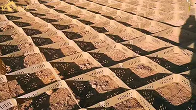 Eight Basic Steps of Standardized Anchoring Construction of Geocells