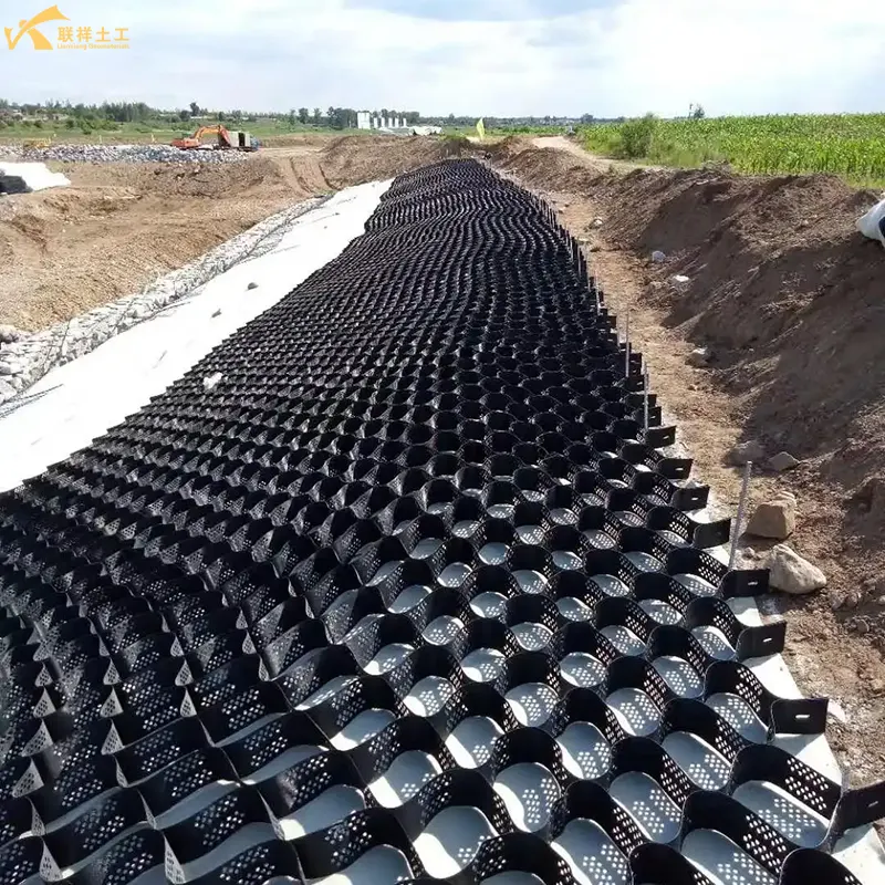 High Requirements for Geocells in Slope Protection Projects