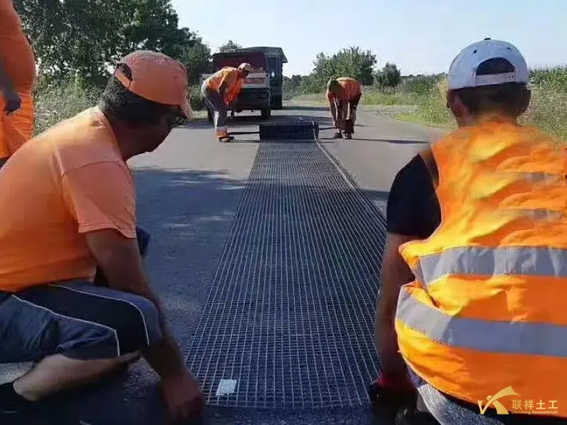 Geogrid Construction In Progress