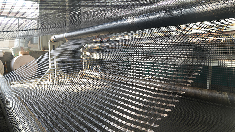 Fiberglass Geogrid Production