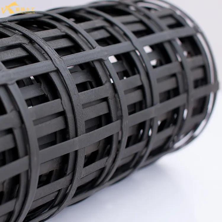 Steel-Plastic Biaxial Geogrid