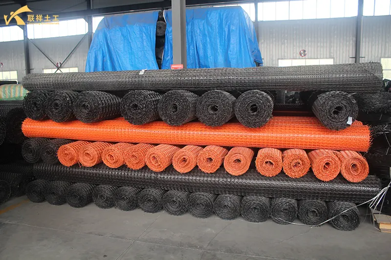 Biaxial Plastic Geogrid Workshop Inventory Display