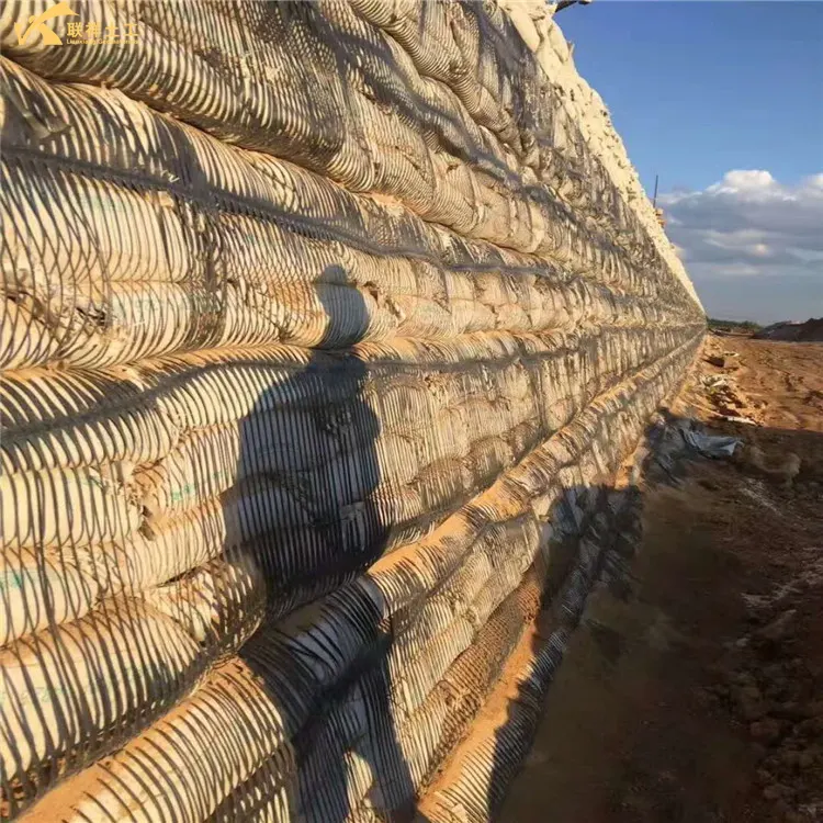 Uniaxial Plastic Geogrid Embankment Slope Protection Project