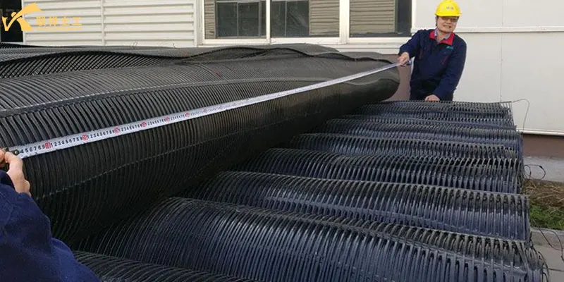 Uniaxial Plastic Geogrid Production Quality Inspection