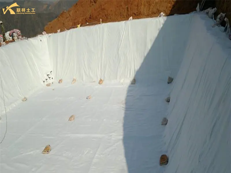 Filament Geotextile Used As Base Layer Of Water Reservoir Anti-Seepage System