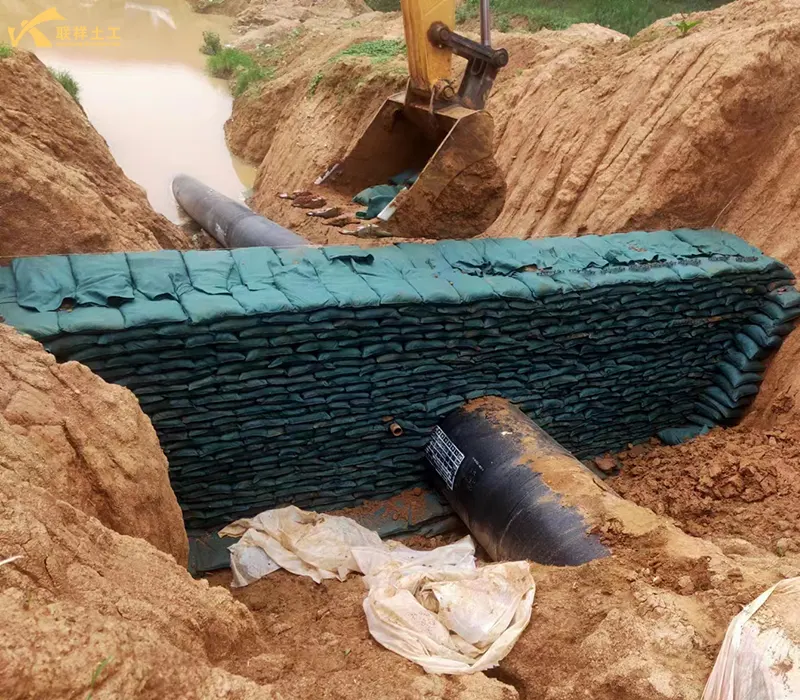 Application Of Geotextile Bag Water Conservancy Project