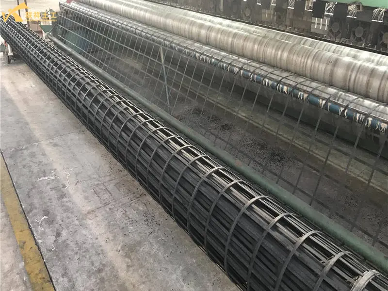 Steel-Plastic Geogrid Production