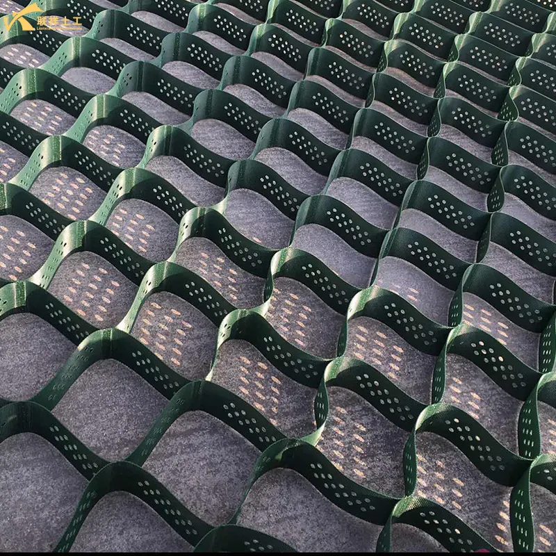 Green Perforated Geocell
