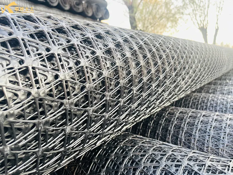 Three-Dimensional Plastic Geogrid Bulk Display