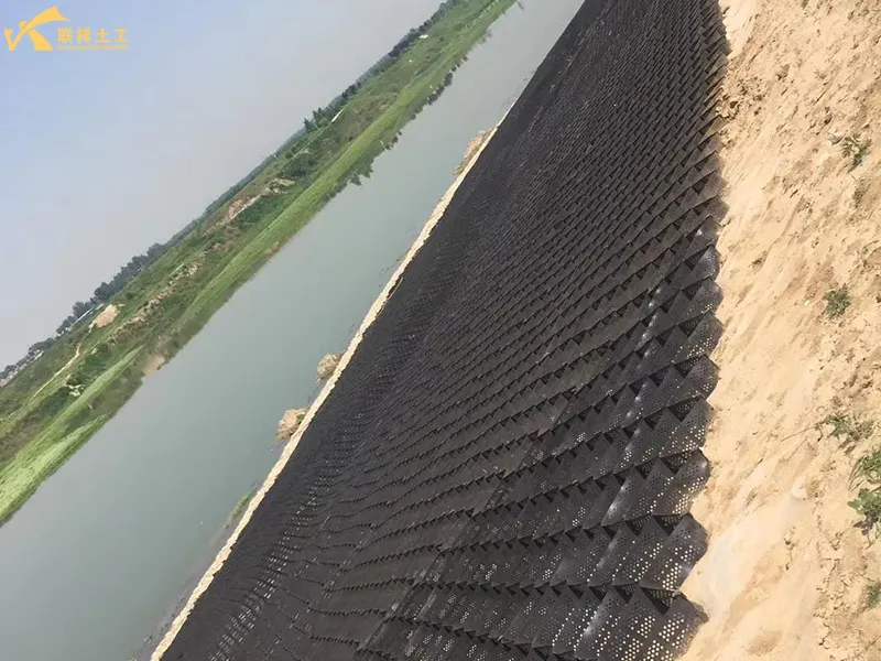 Pet Geocell Riverbank Protection Project