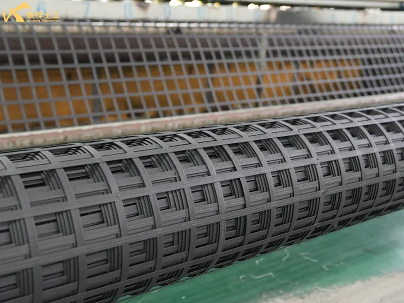 Steel-Plastic Geogrid Processing and Production