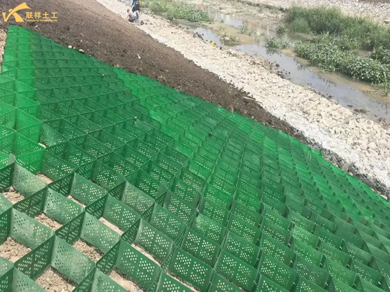 Geocell Riverbank Protection Project Construction