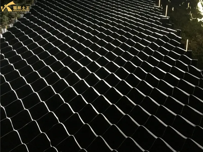 Geocell Tensioning Completed