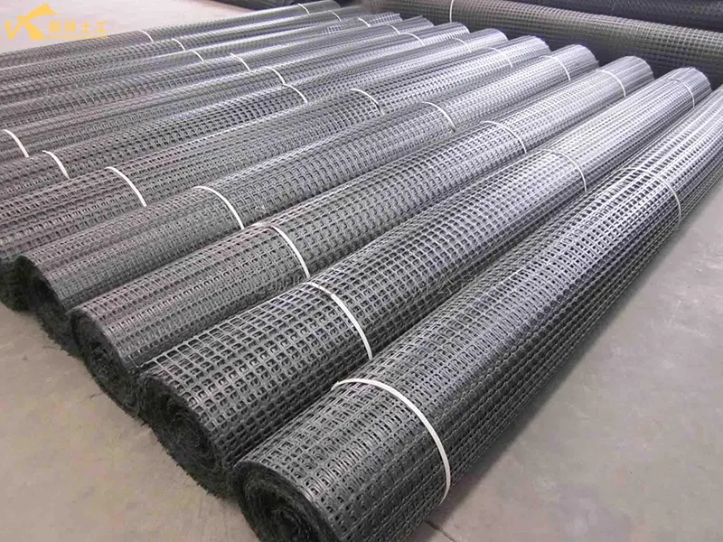 Steel-Plastic Geogrid Inventory Display