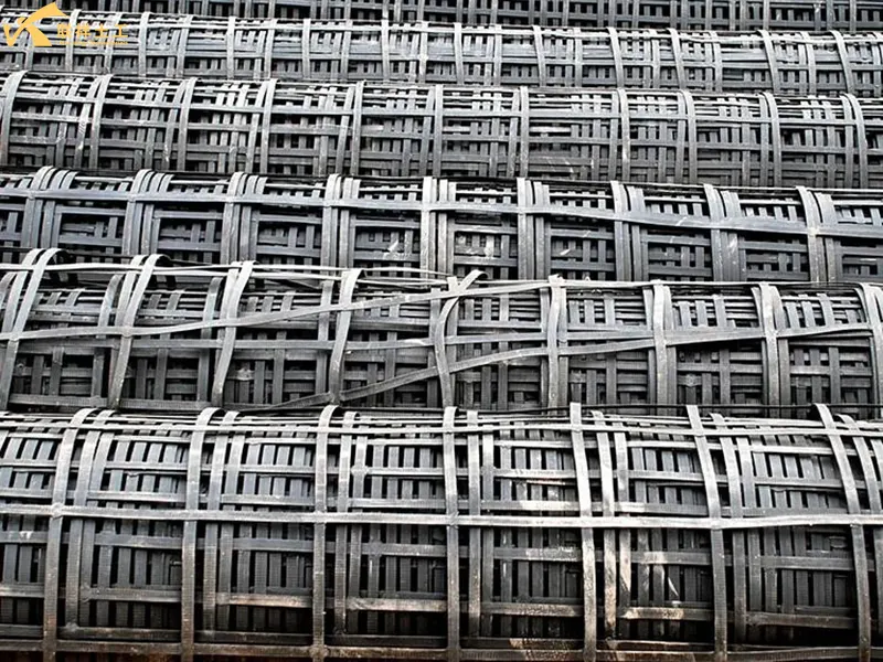 Steel-Plastic Geogrid Inventory Display