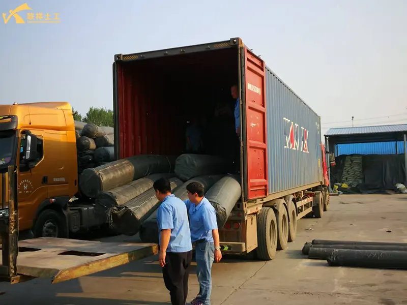 Hetang Geomembrane Container Shipment