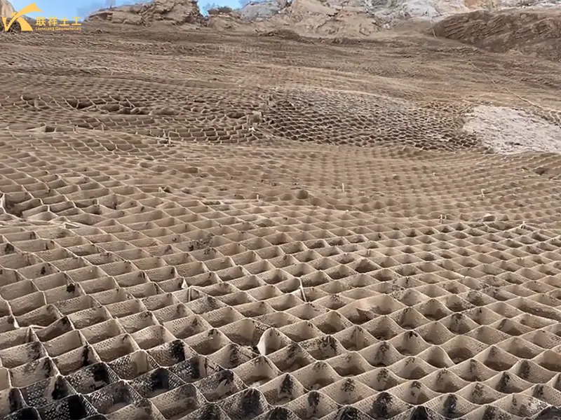 Geocell Subgrade Paving Completed