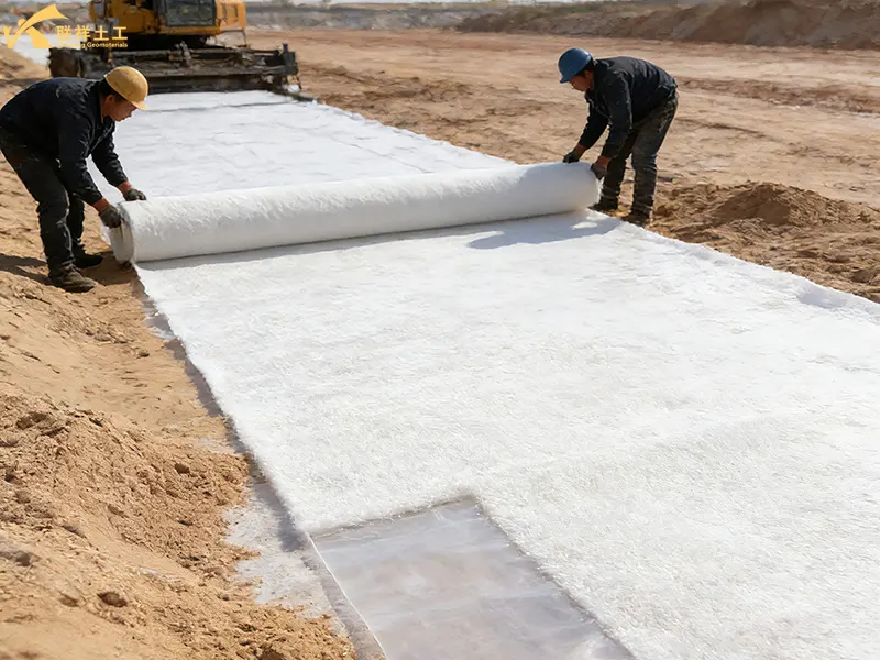 Thickness and Unit Weight of Composite Geomembranes