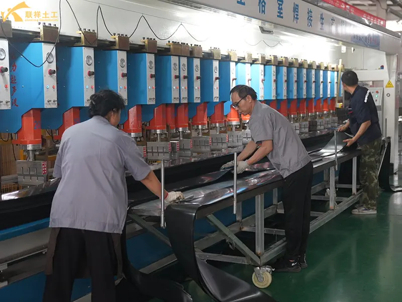 Polyurethane-Coated Geocells Currently in Production