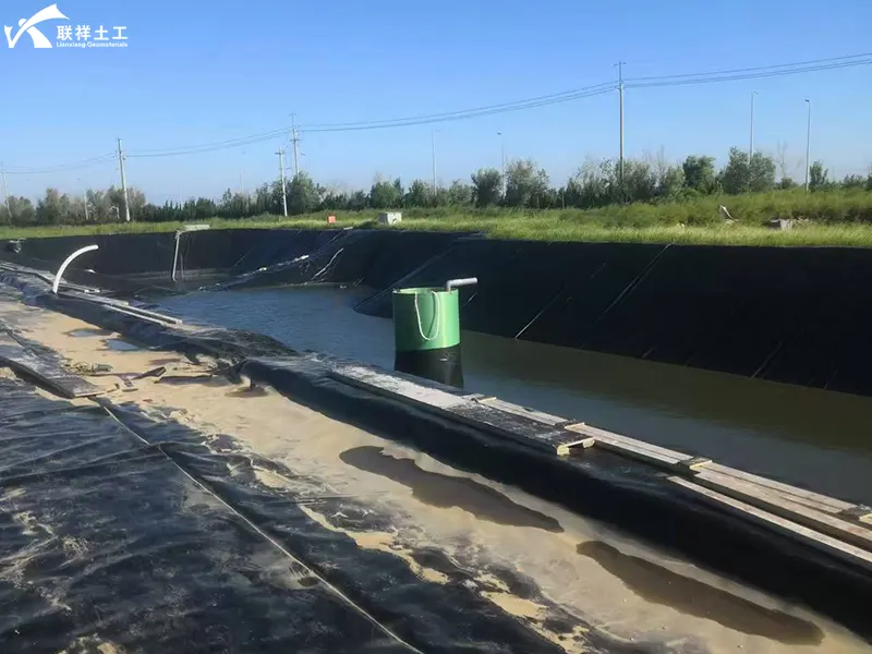 Geomembrane in Use in Fishponds Geomembrane in Use in Fishponds