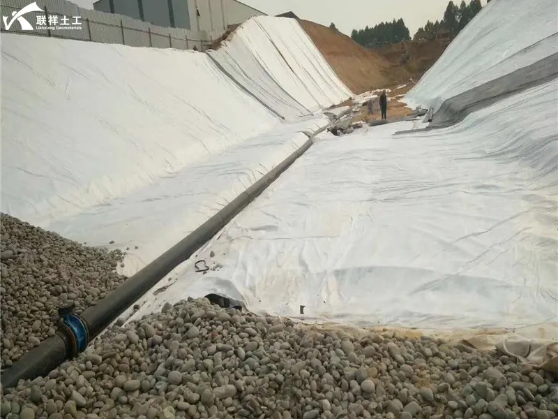 River Channel Laying Project Using Short-Fiber Geotextile River Channel Laying Project Using Short-Fiber Geotextile