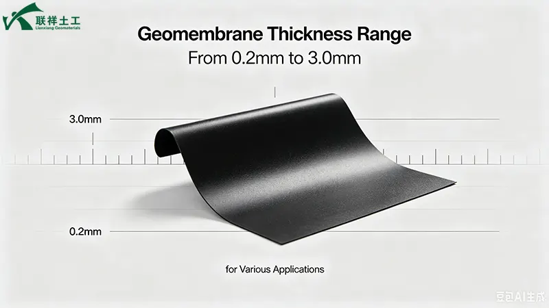 Geomembrane Thickness Range – From 0.2mm to 3.0mm for Various Applications
