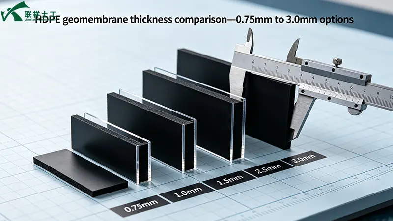 HDPE geomembrane thickness comparison HDPE geomembrane thickness comparison