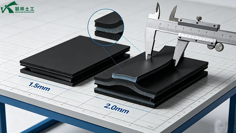 Comparison of 1.5mm and 2.0mm HDPE geomembrane thickness for tailings pond containment, with performance data. Comparison of 1.5mm and 2.0mm HDPE geomembrane thickness for tailings pond containment, with performance data.
