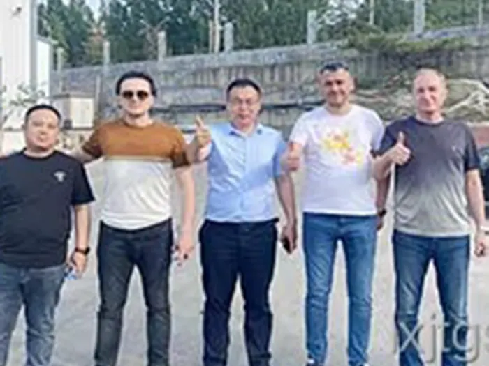 European customers visit